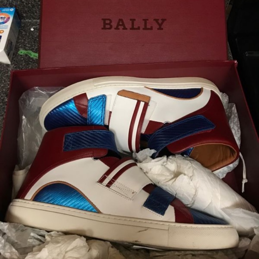 BALLY HIGH TOP SNEAKERS